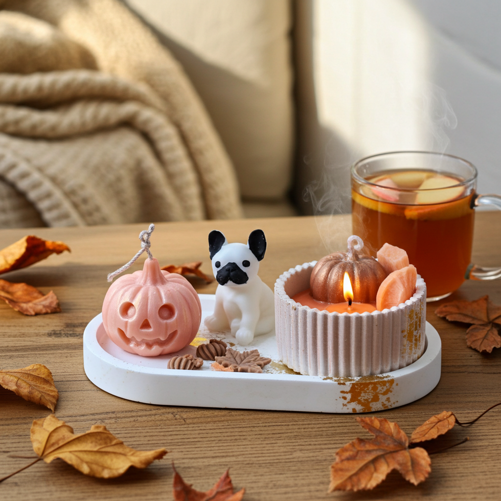 Herbst Kürbis Set