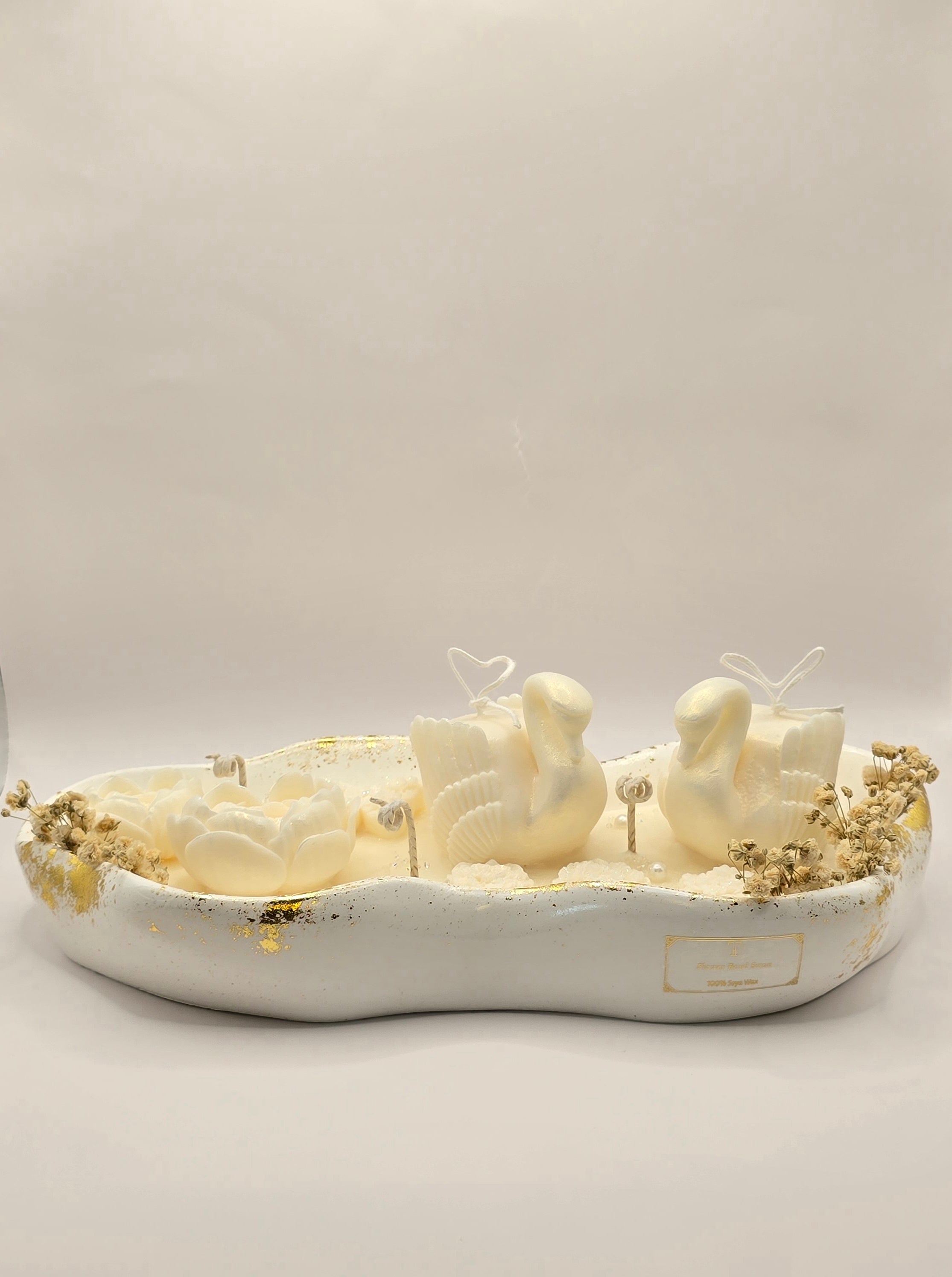 Flower Bowl Swan
