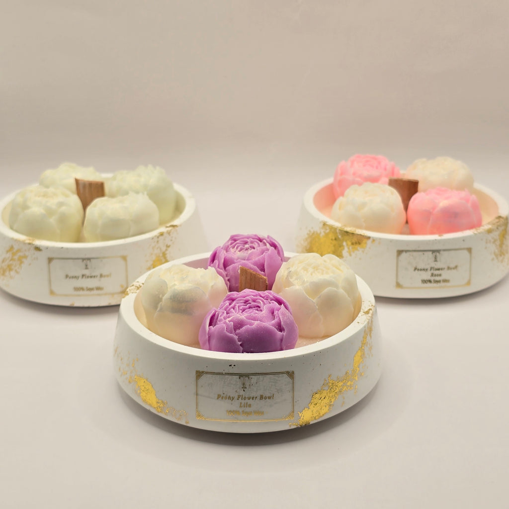 Deluxe Peony Flower Bowls Variationen
