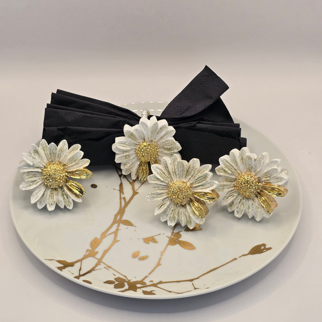 Gänseblümchen Serviettenringe