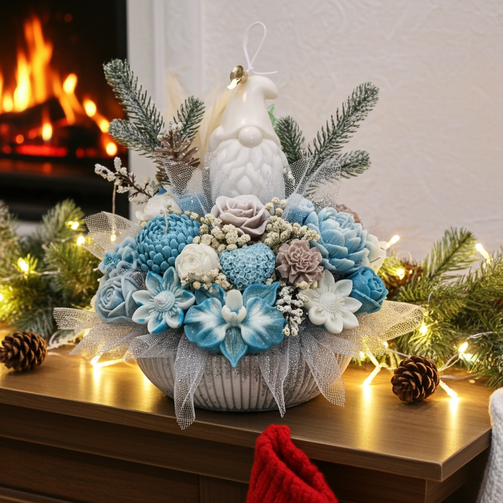 Eisblauer Weihnachtszauber