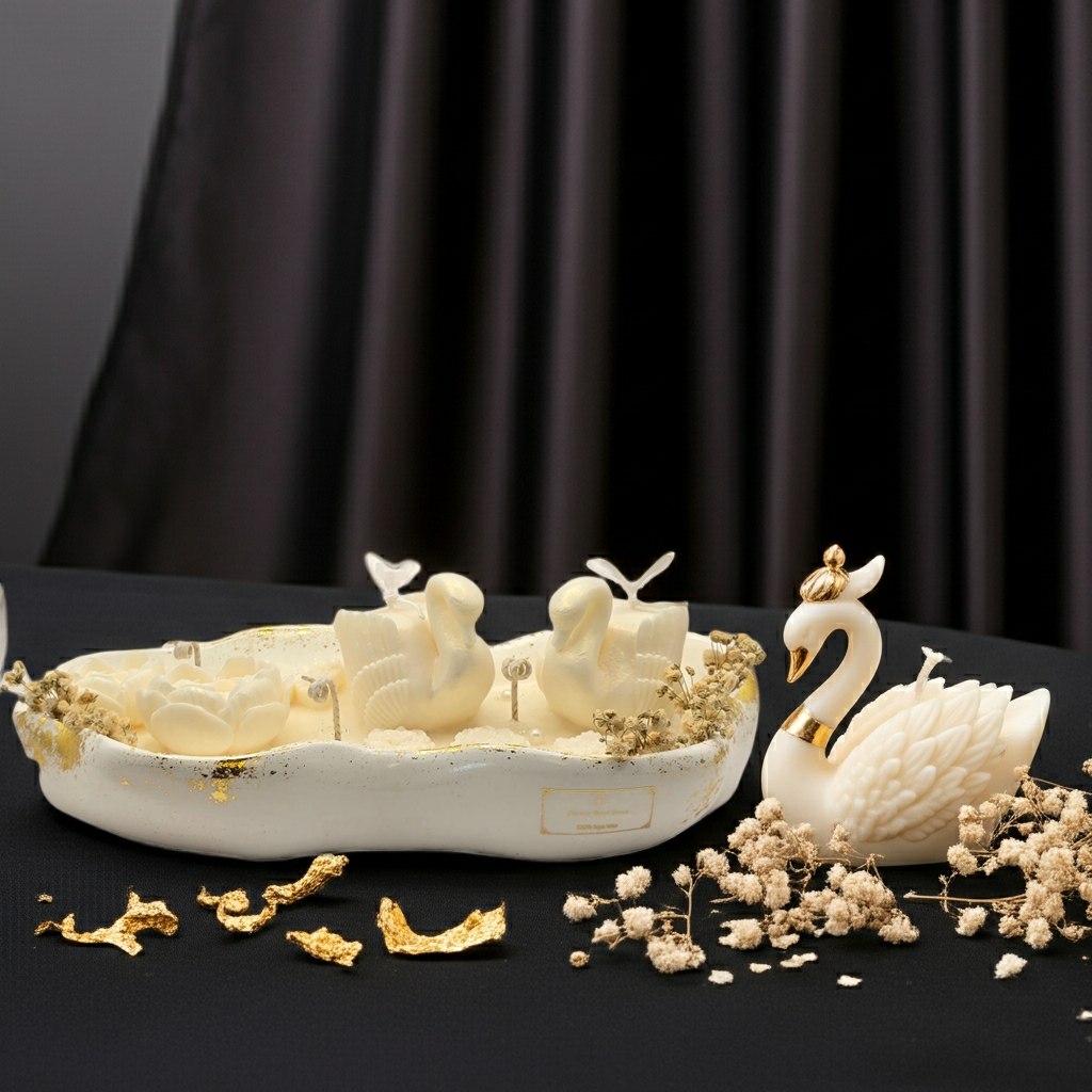 Flower Bowl Swan