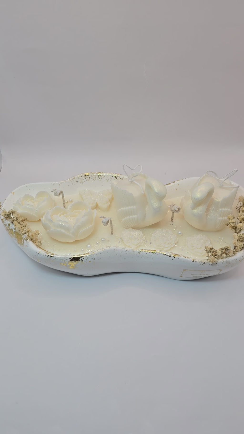 Flower Bowl Swan