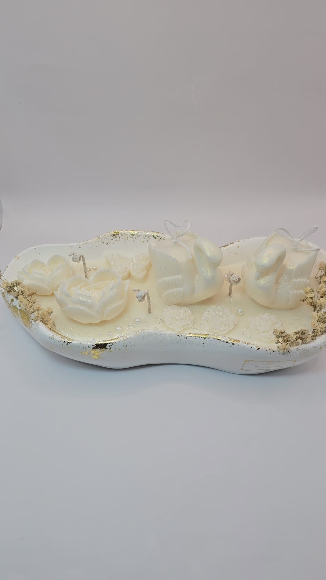 Flower Bowl Swan